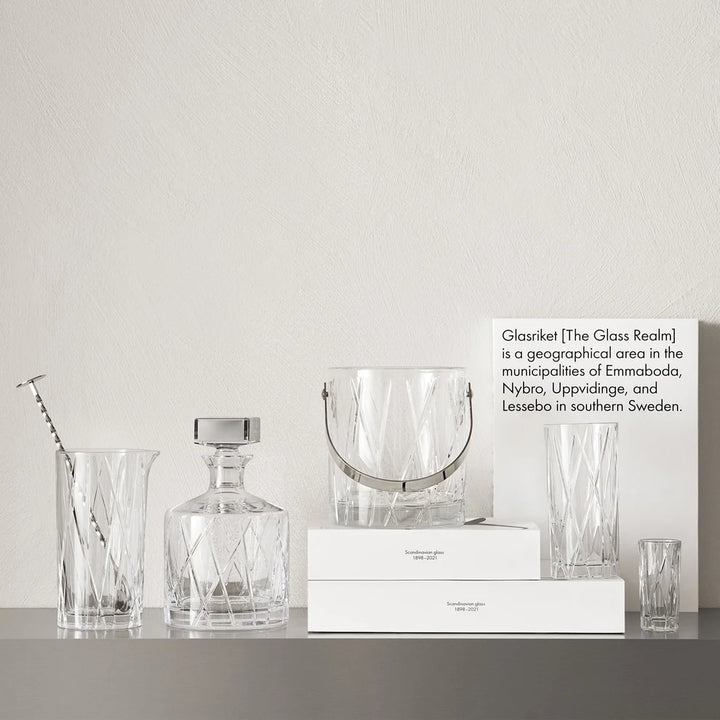 Mysterious Crystal Tall Glass 370 ML (Set Of 6) -  Made In Germany