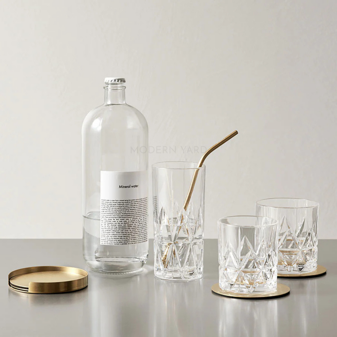 Streak Long Crystal Glass 370 ML (Set Of 6) -  Made In Germany