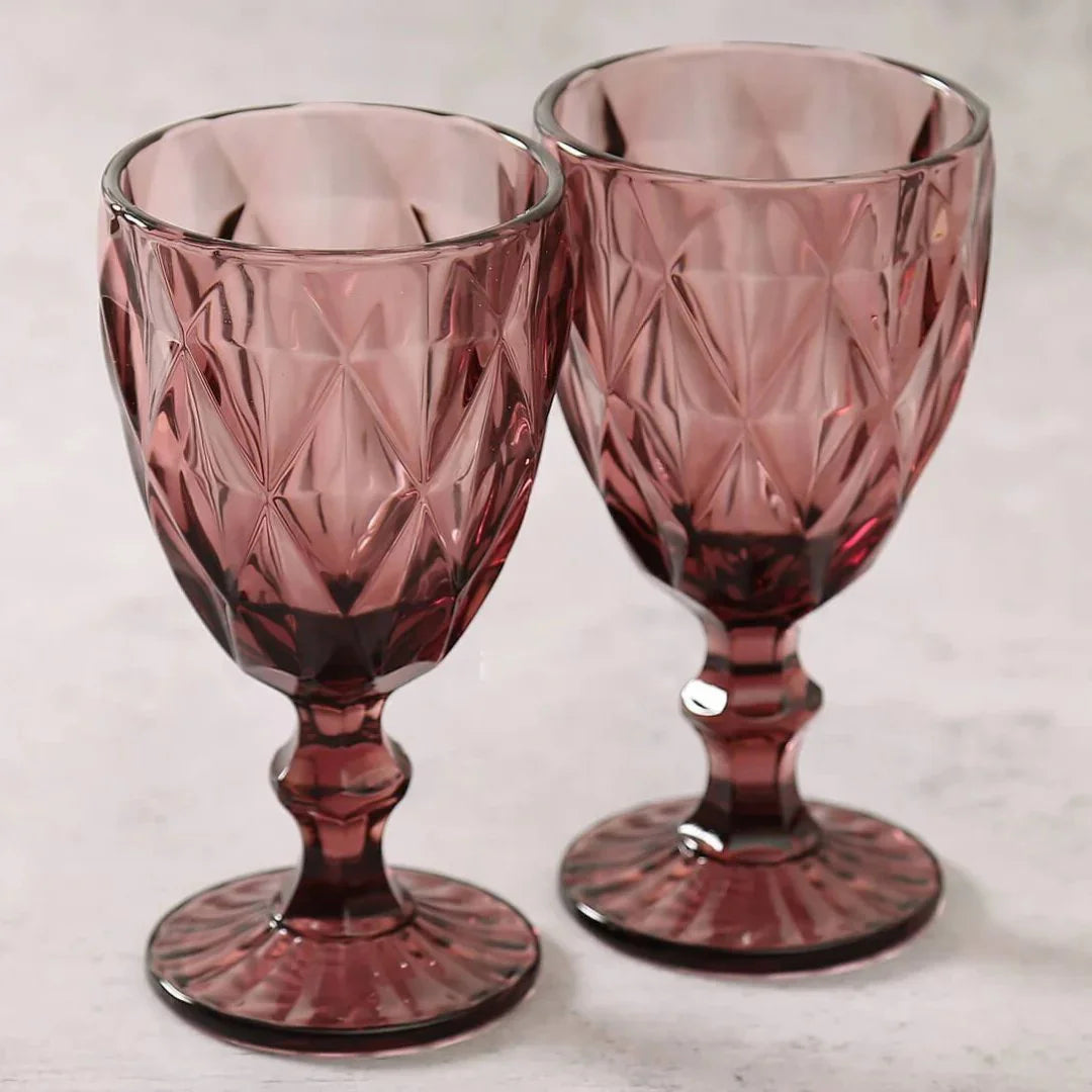 Vibrant Colored Wine Goblet (Pack Of 6)