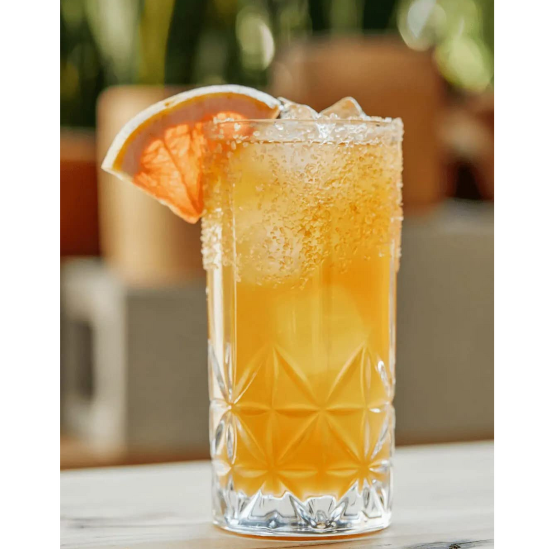 Beige Hi Ball Glass (Pack Of 6)