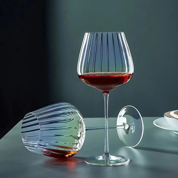 Ribbed Wine Glass (Pack Of 4)