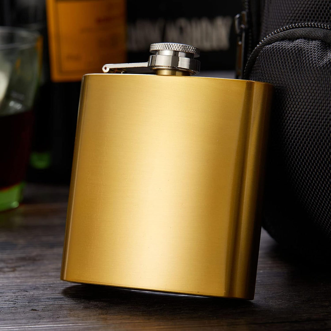 Golden Hip Flask 180ML