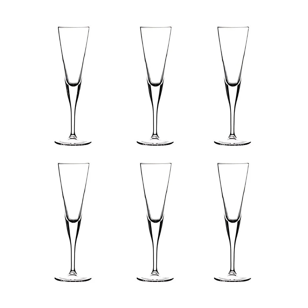 V Line Champagne Glass (Pack Of 6)