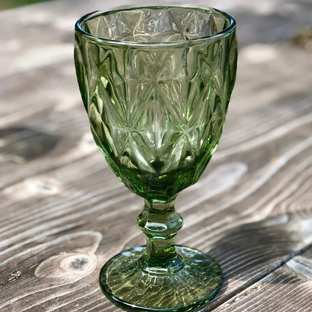 Vibrant Colored Wine Goblet (Pack Of 6)