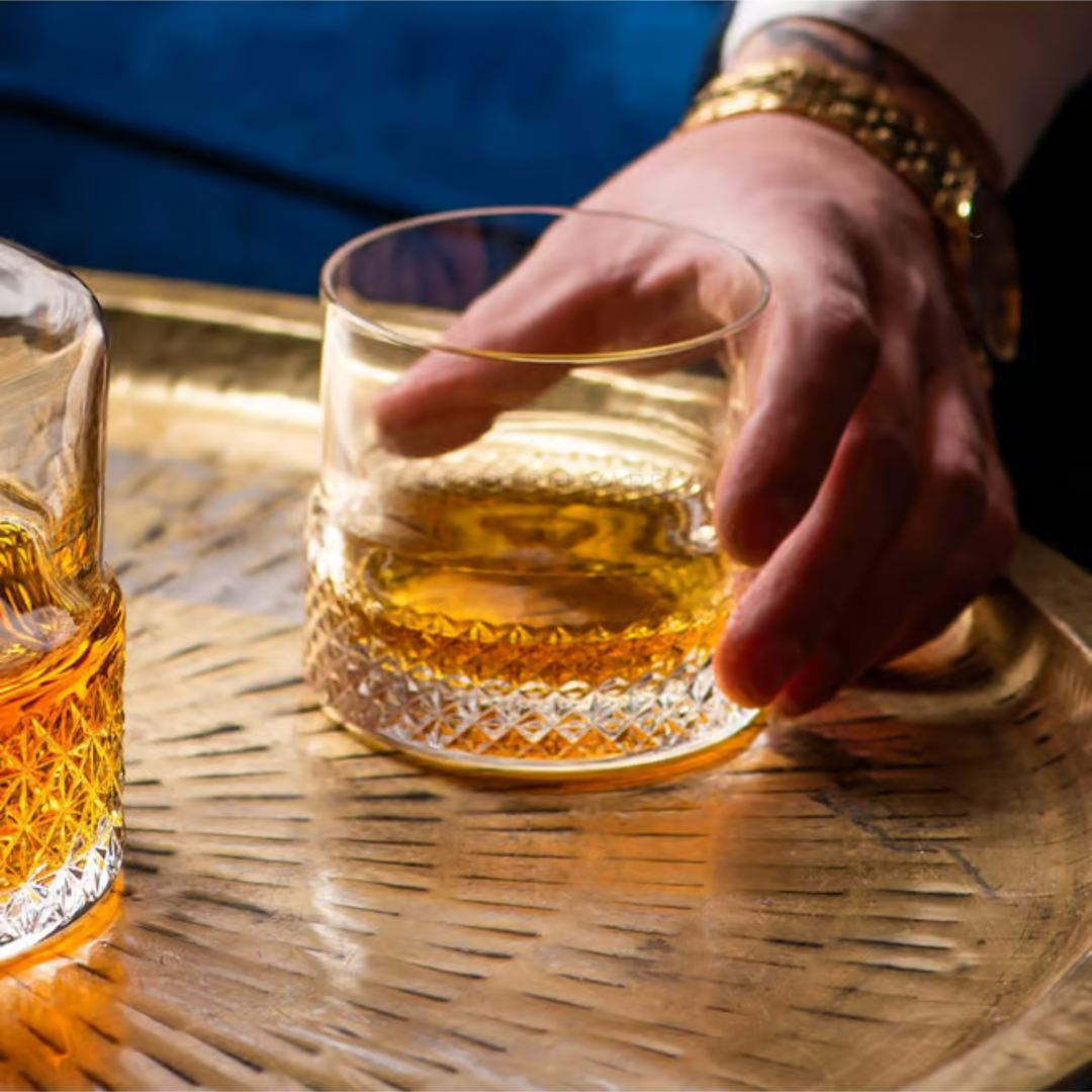 Rona Premium Whiskey Glass 380 ML (Set of 4) - Made in Slovakia