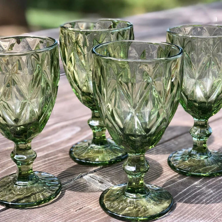 Vibrant Colored Wine Goblet (Pack Of 6)