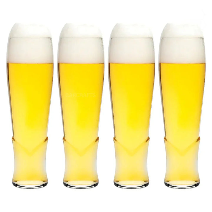 Crimson Beer Glass (Pack Of 4)