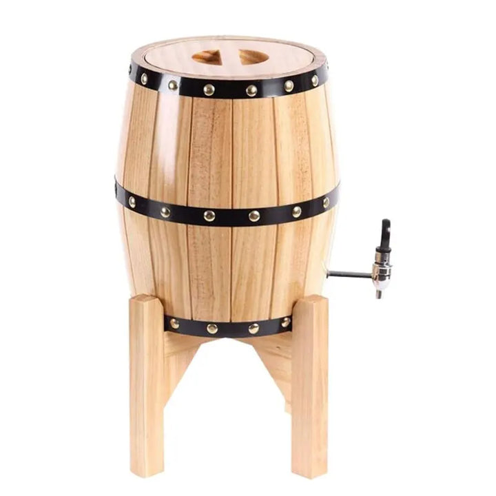 Wooden Stainless Steel Barrel For Wine & Beer (3L)