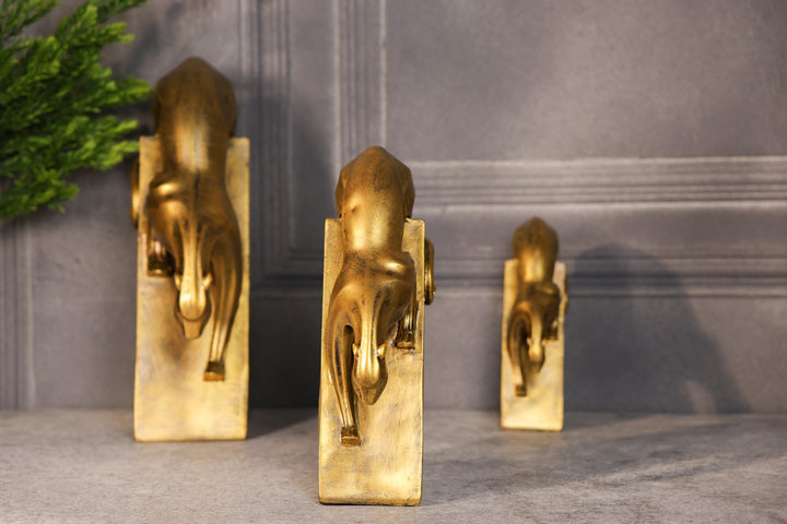 Panther Sculpture (3 Pcs Set)
