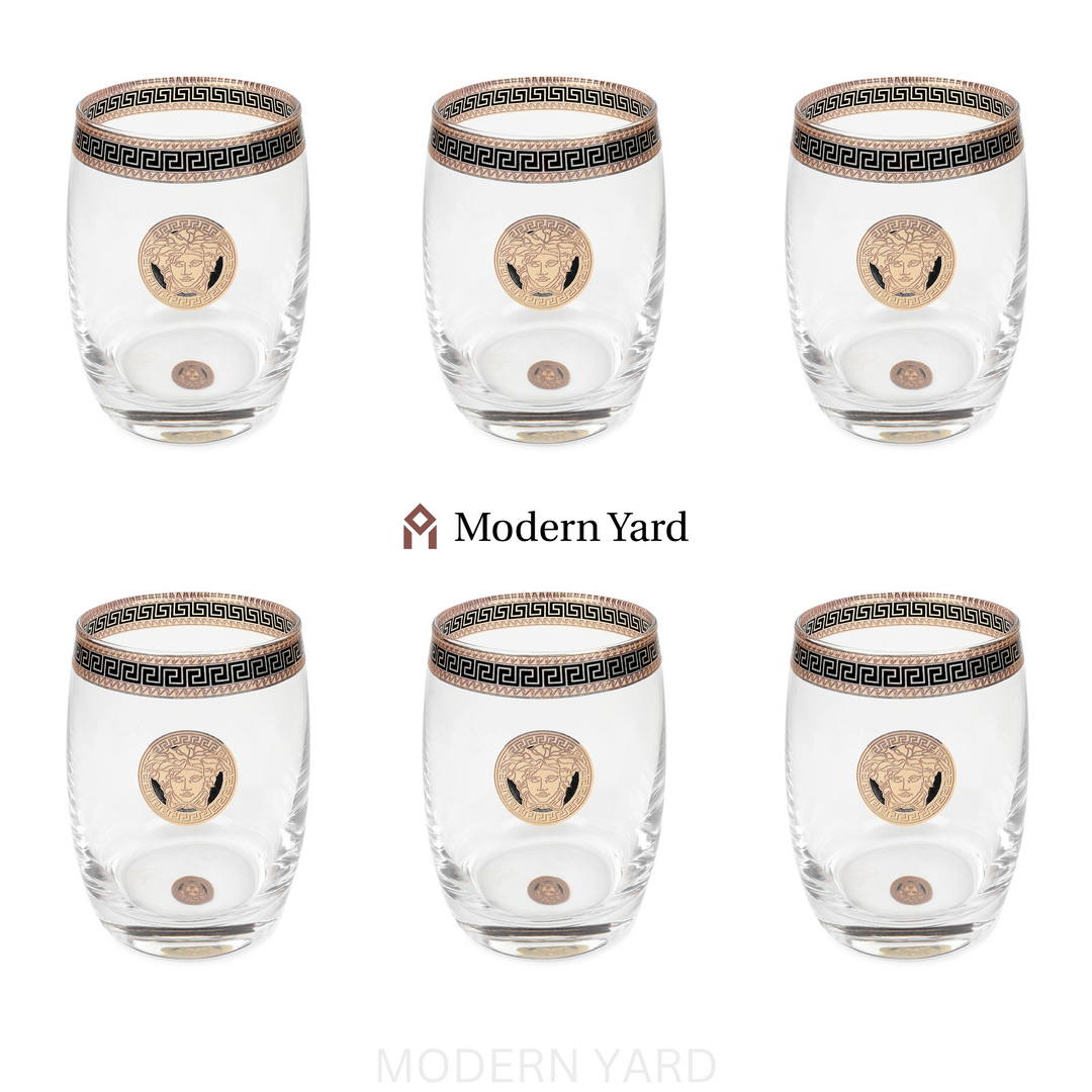 Florence Gold Plated Glass (Pack of 6)