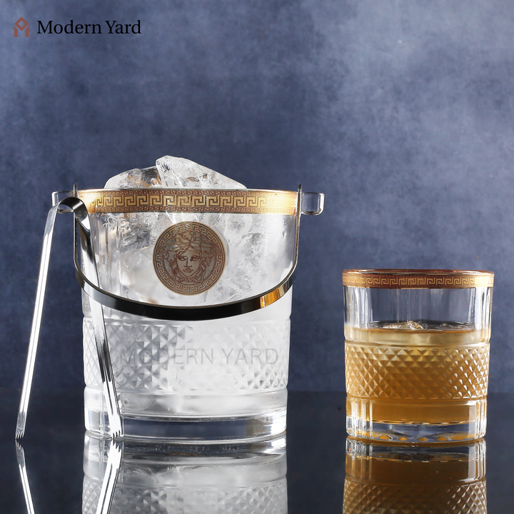 Gold Quirky Ice Bucket Set