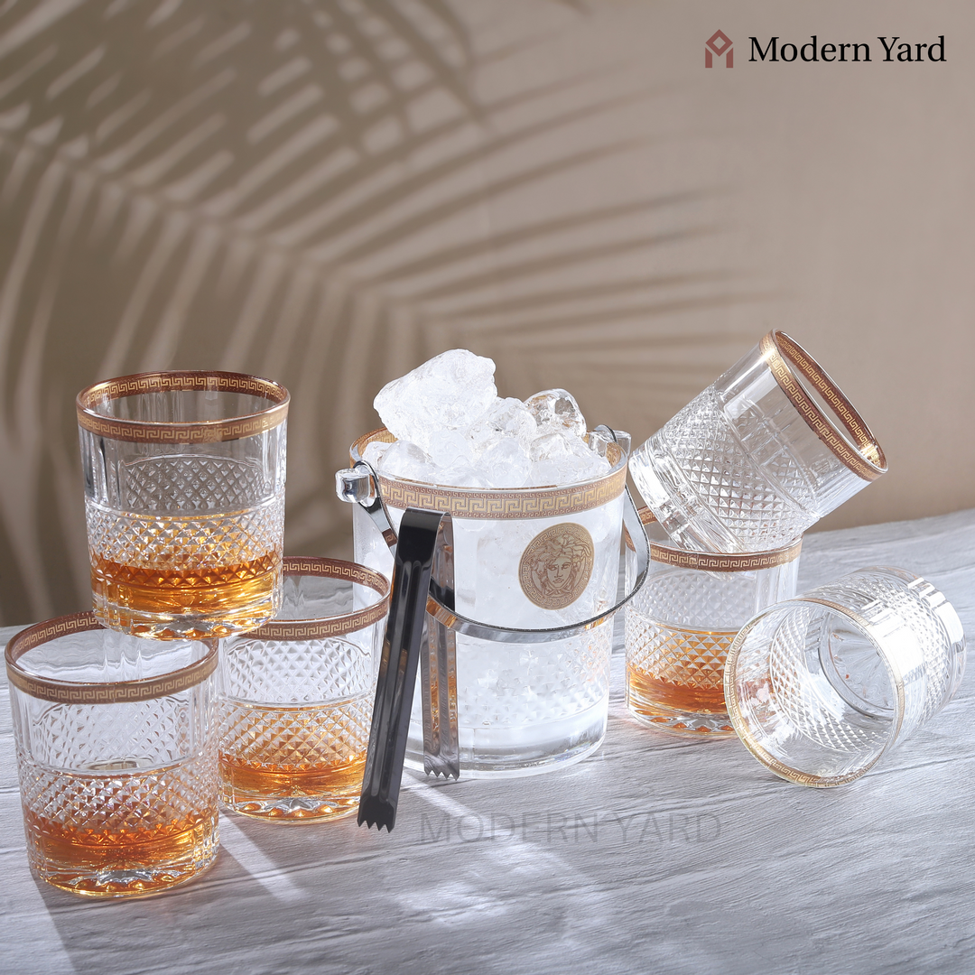 Gold Quirky Ice Bucket Set