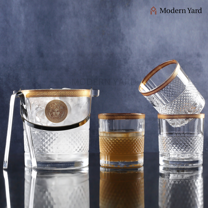 Gold Quirky Ice Bucket Set