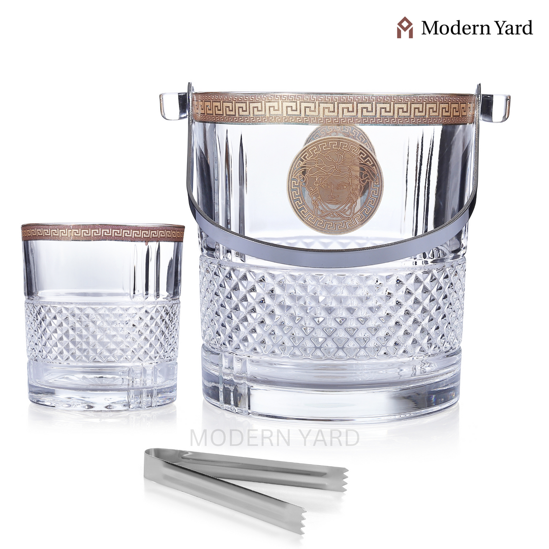 Gold Quirky Ice Bucket Set