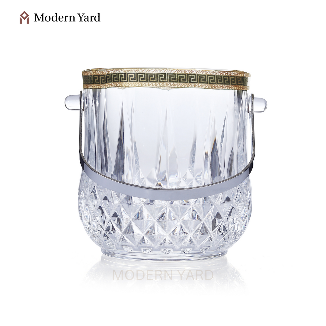 Golden Ivory Ice Bucket Set