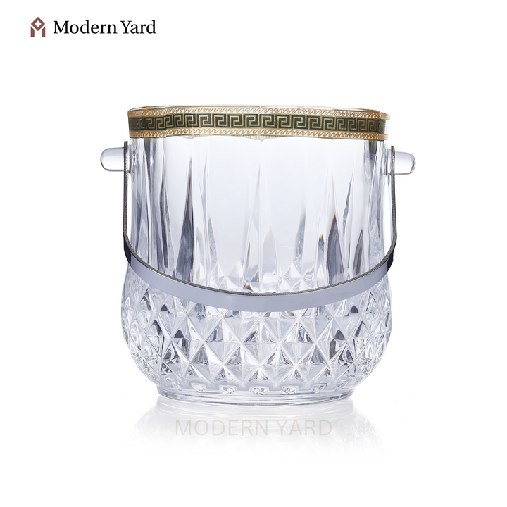 Golden Ivory Ice Bucket Set