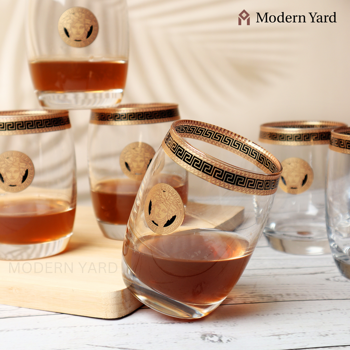 Florence Gold Plated Glass (Pack of 6)