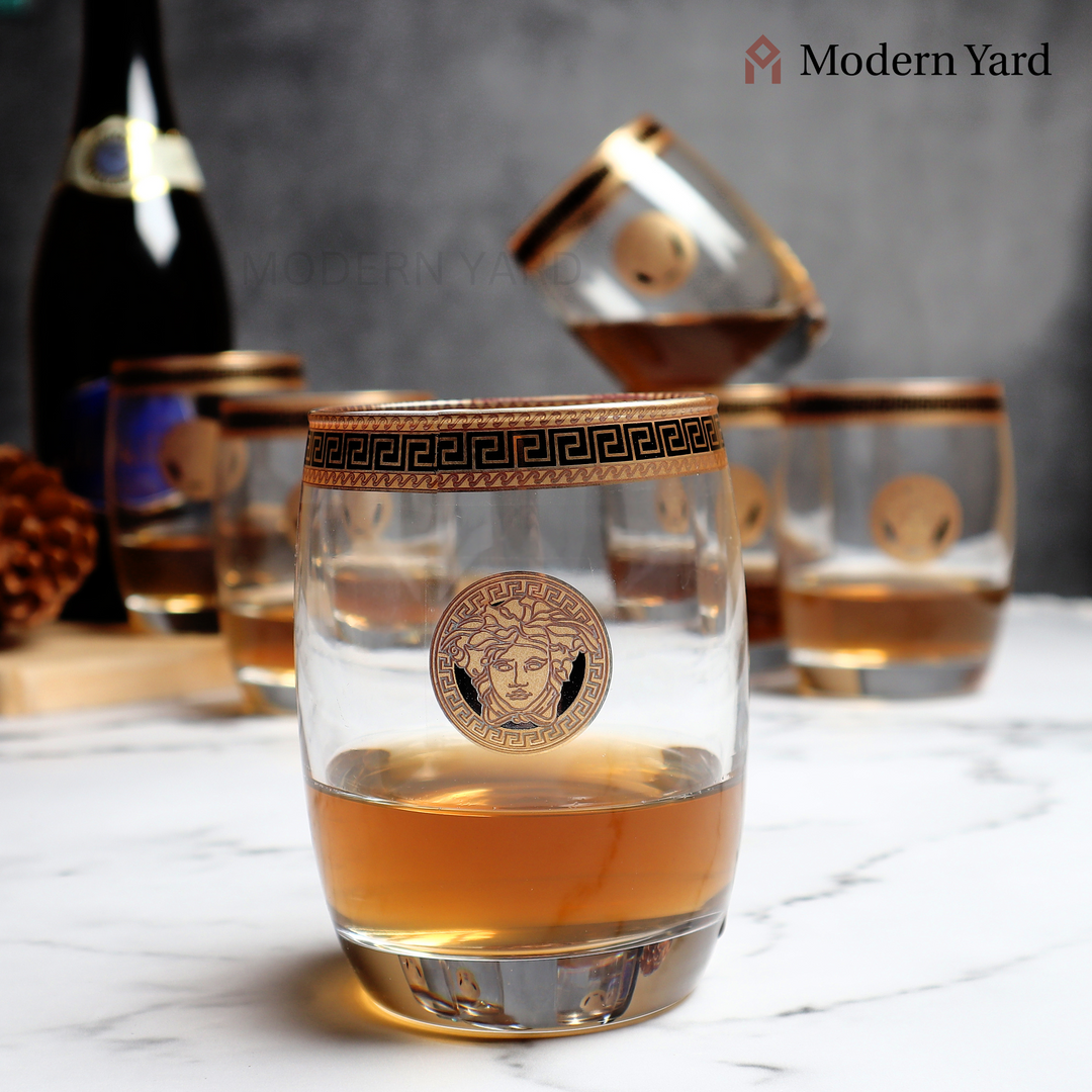 Florence Gold Plated Glass (Pack of 6)