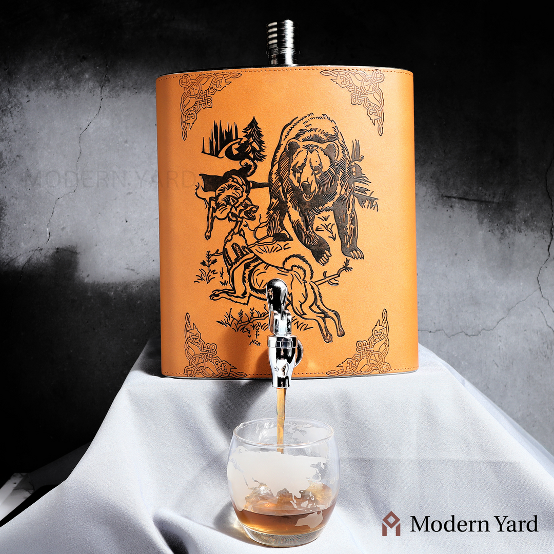 Giant Stainless Steel Flask with Tap 3.5L