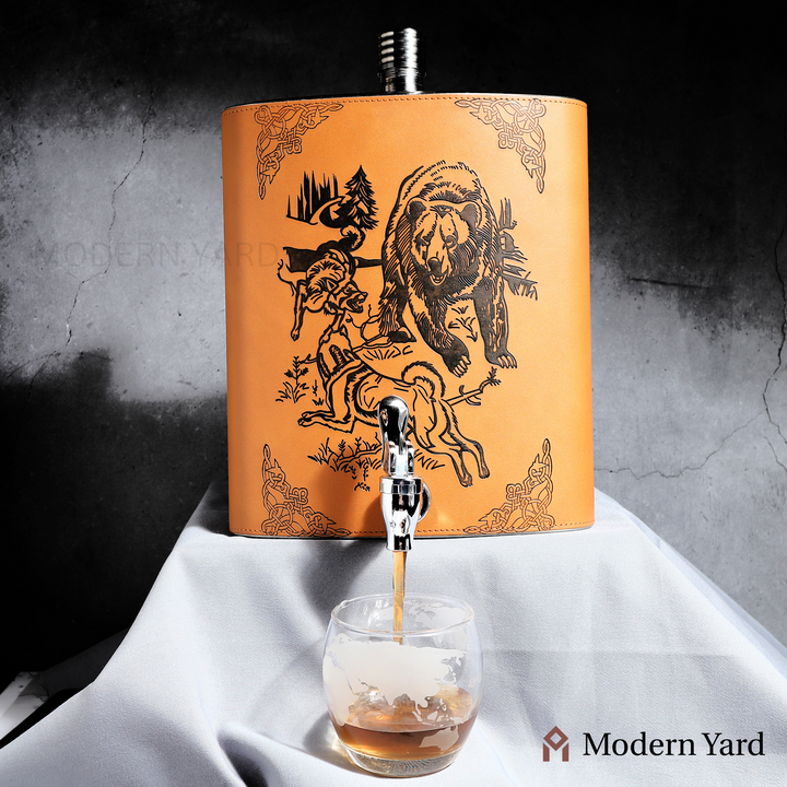 Giant Stainless Steel Flask with Tap 3.5L