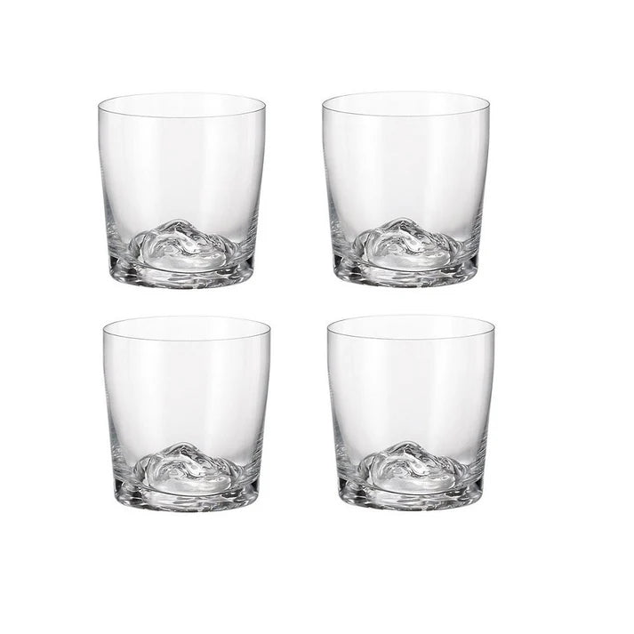 Old School Crystal Glass 400 ML (Set Of 4) - Made In Czech Republic