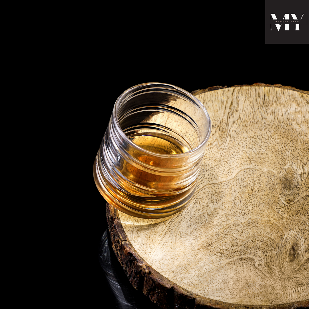 Revolving Swirl Glass