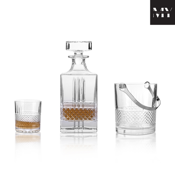 Regal 8 Pcs Decanter with Glasses & Ice Bucket