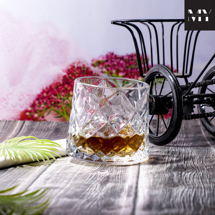 Revolving Diamond Glass