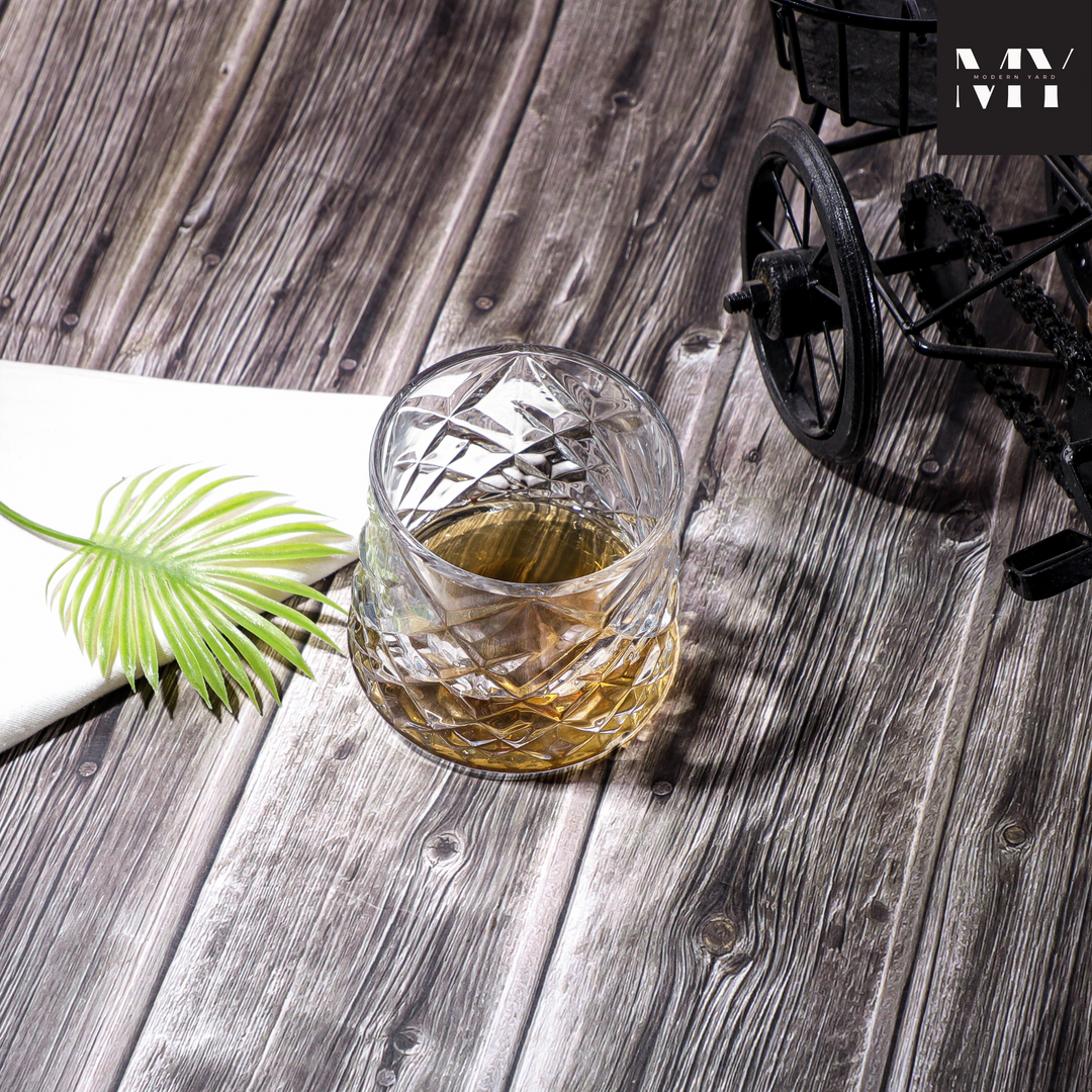 Revolving Diamond Glass