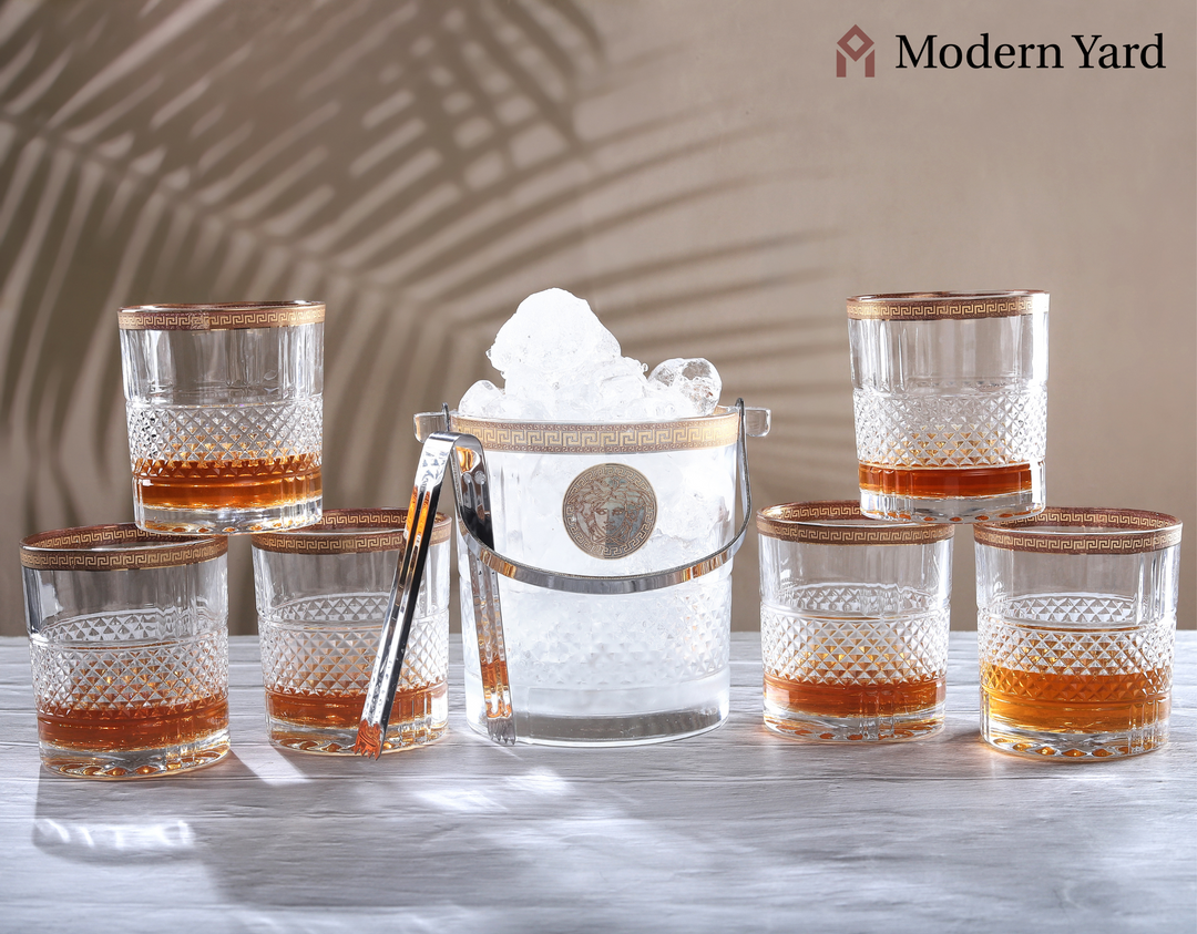 Gold Quirky Ice Bucket Set