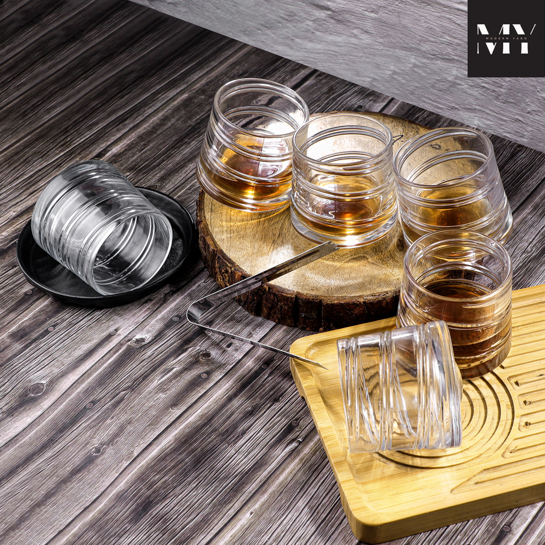 Revolving Swirl Glass