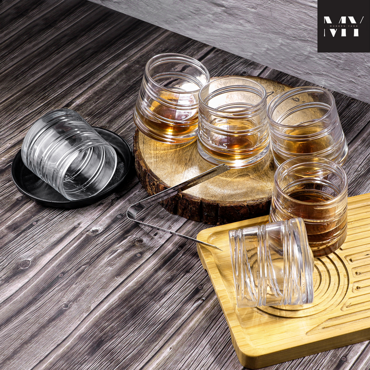 Revolving Swirl Glass