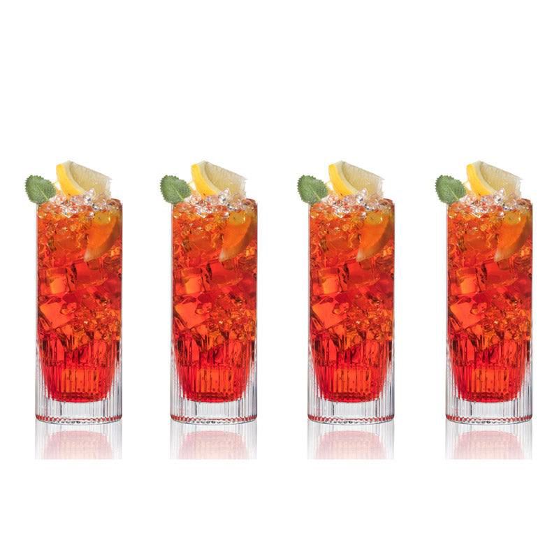 Luxury Crystal Tall Glass - Set of 4 - Made In Slovakia