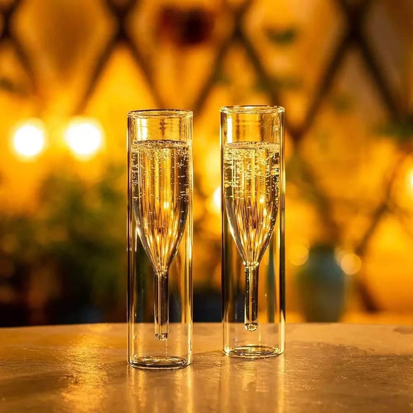 Double Walled Champagne Glass