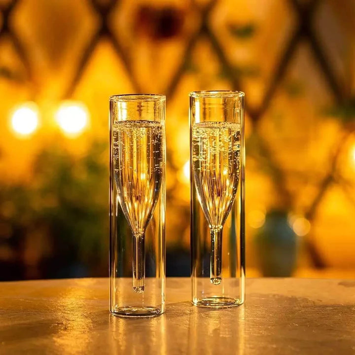 Double Walled Champagne Glass