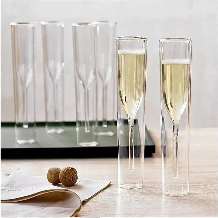 Double Walled Champagne Glass
