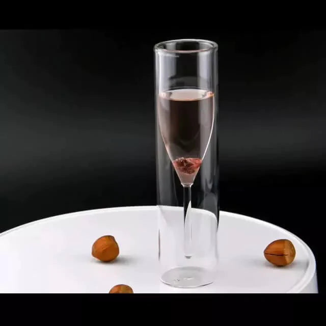 Double Walled Champagne Glass