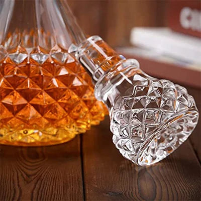 EUROPEAN LONG CHAMP CRYSTAL DECANTER
