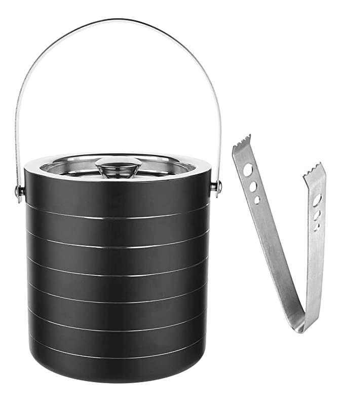 SS Ice Bucket (Black)
