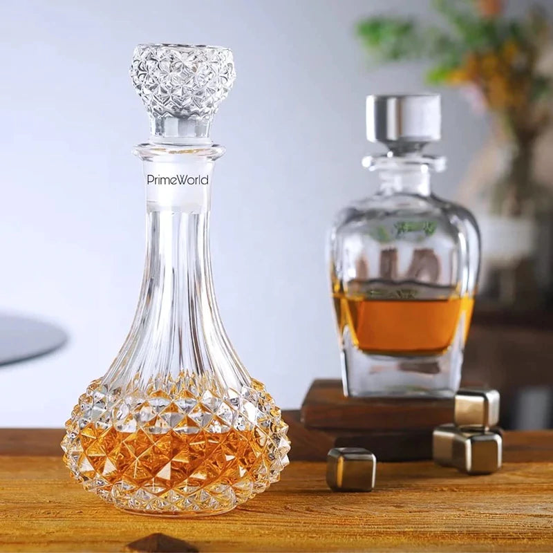 EUROPEAN LONG CHAMP CRYSTAL DECANTER