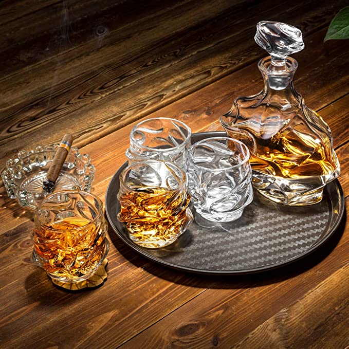 Dazzle 7 Pcs Decanter Set with 6 Glasses