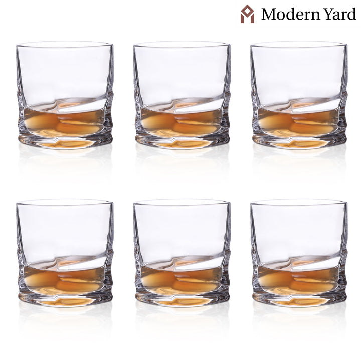 Verona Diamond Shaped Whiskey Glasses (Pack of 6)