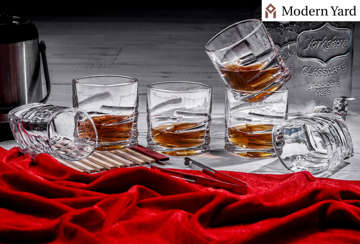 Verona Diamond Shaped Whiskey Glasses (Pack of 6)