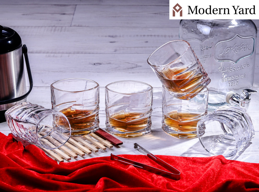 Verona Diamond Shaped Whiskey Glasses (Pack of 6)