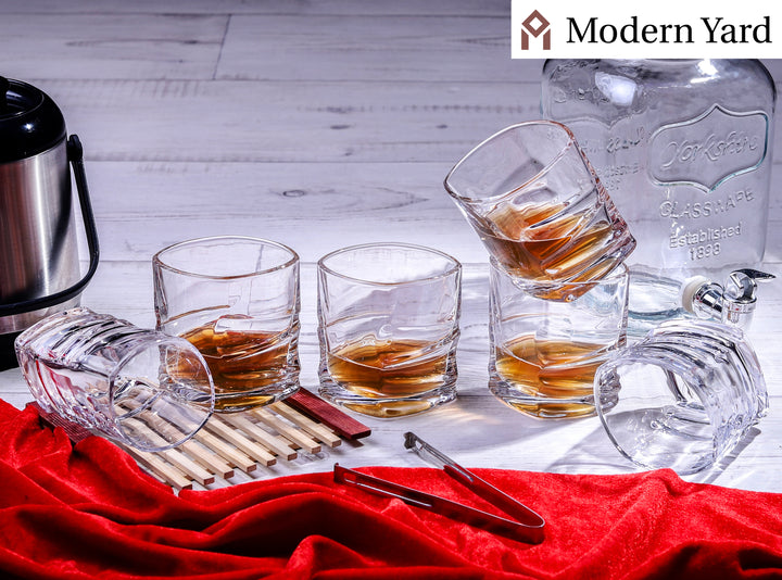 Verona Diamond Shaped Whiskey Glasses (Pack of 6)