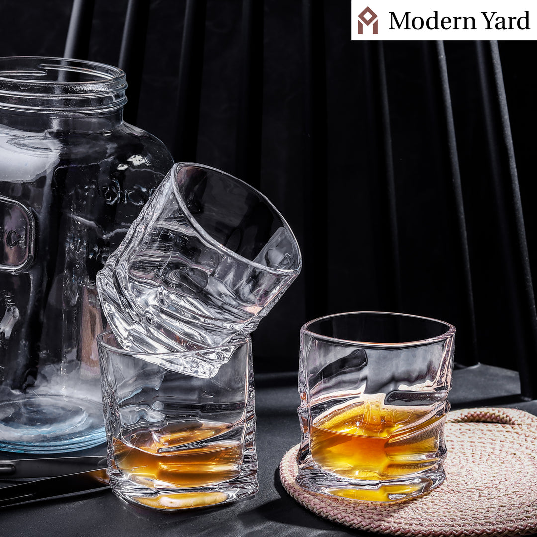 Verona Diamond Shaped Whiskey Glasses (Pack of 6)