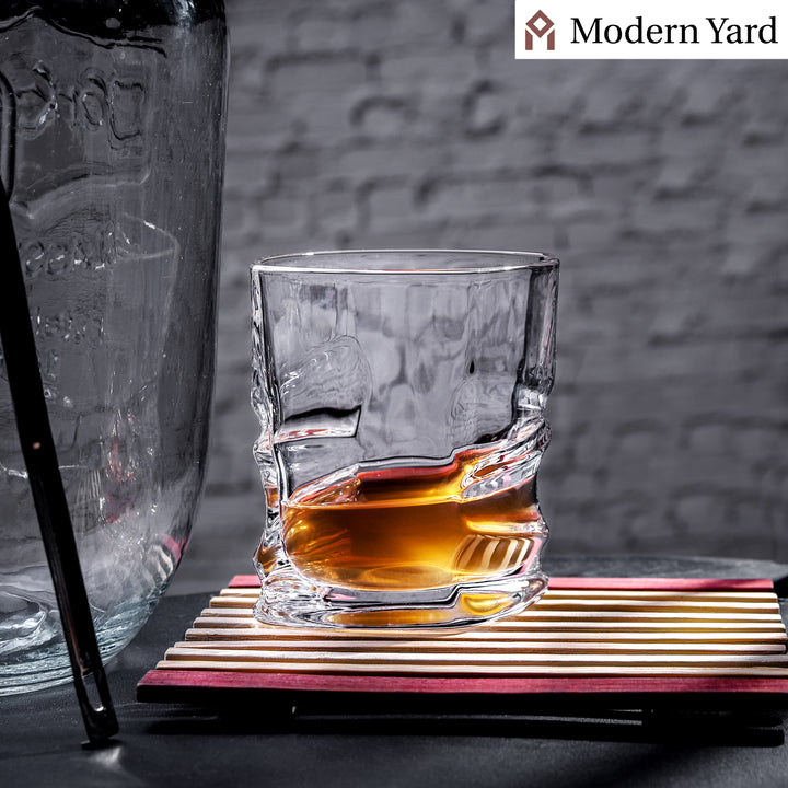 Verona Diamond Shaped Whiskey Glasses (Pack of 6)