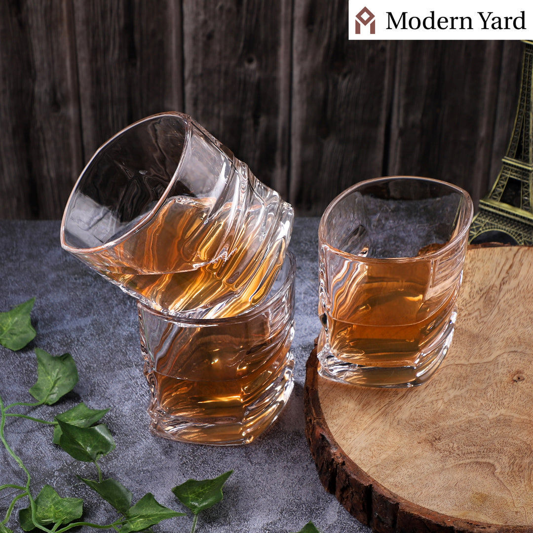 Verona Diamond Shaped Whiskey Glasses (Pack of 6)