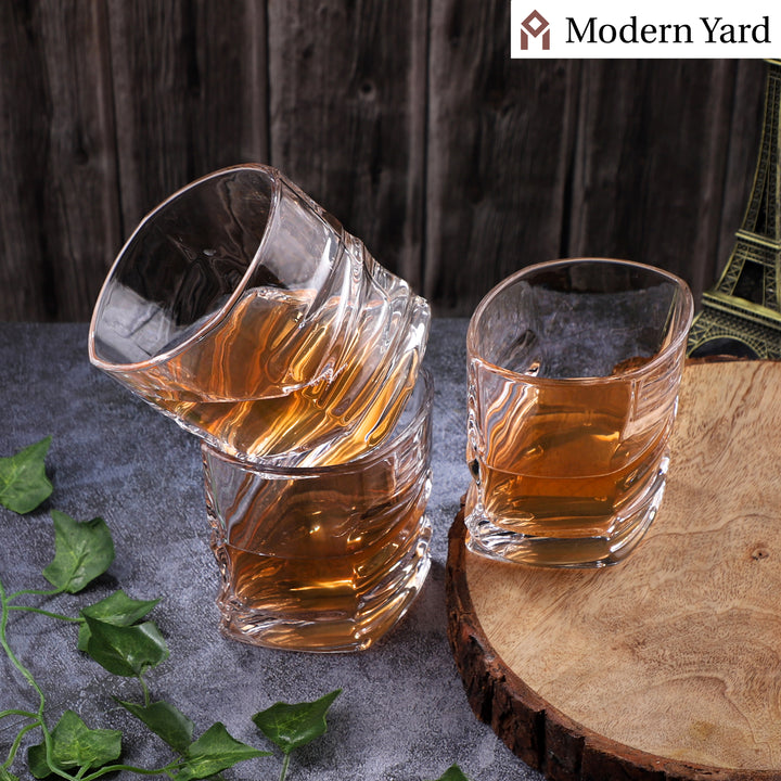 Verona Diamond Shaped Whiskey Glasses (Pack of 6)