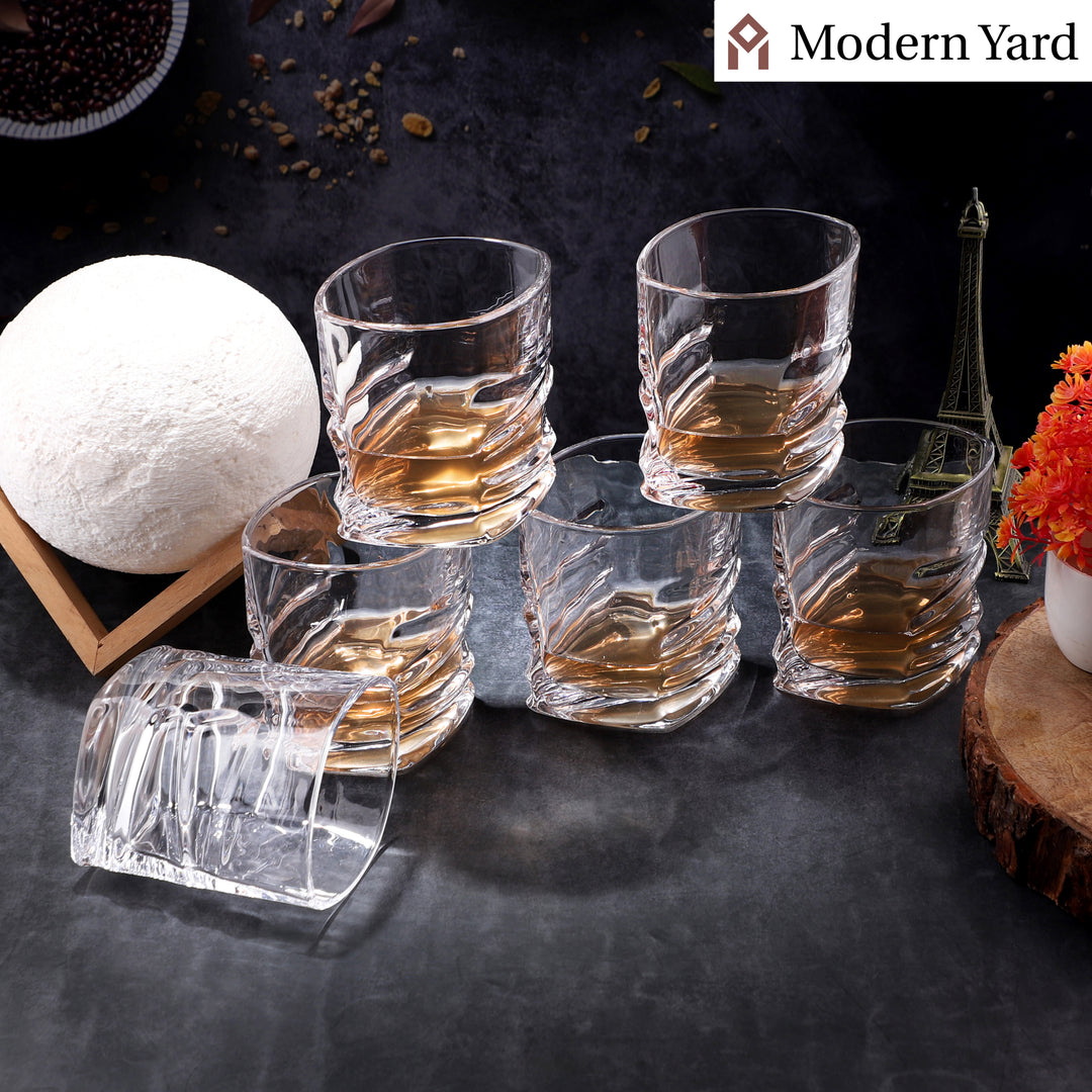 Verona Diamond Shaped Whiskey Glasses (Pack of 6)